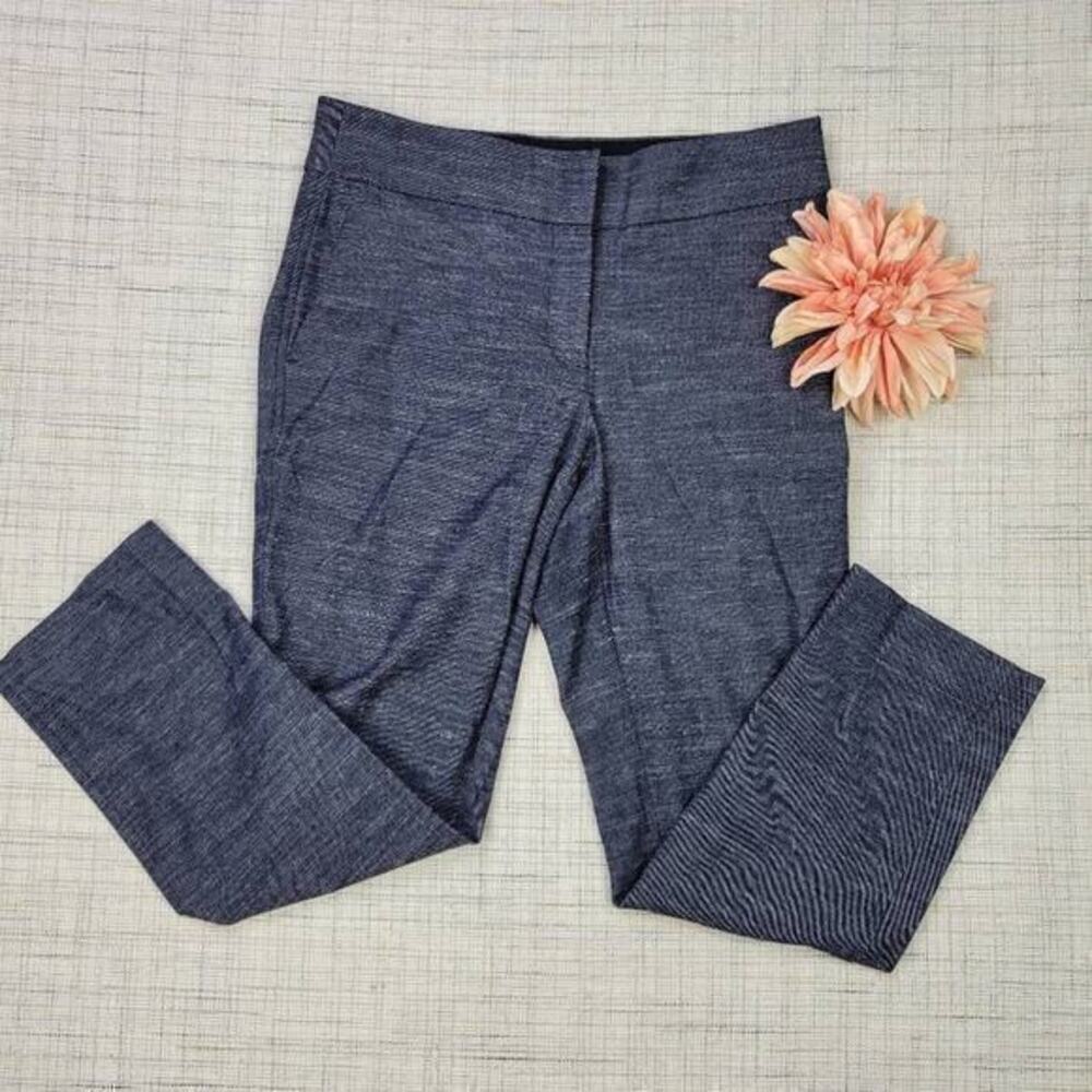 LOFT Marisa‎ Fit Ankle Heather Gray Dress Pants Size 2 Petite